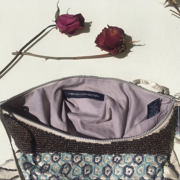 NWT Silk Beaded Purse from French Connection - Picture 3 of 3